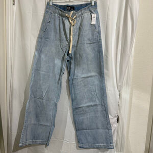 NEW Women's Gap Wide-Leg Jeans Light Wash Size S